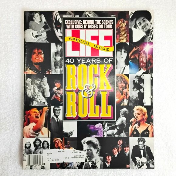 2 for 1 '92 Rolling Stone Magazine Life Specieal Issue: 40 Years of Rock & Roll! - Picture 1 of 5